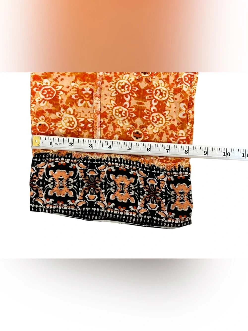 Free People Make My Day Women's Size M US High Rise Wide Leg Pants Orange